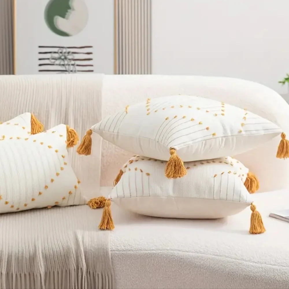NEW!!!! 100% cotton decorative pillow case 1pcs